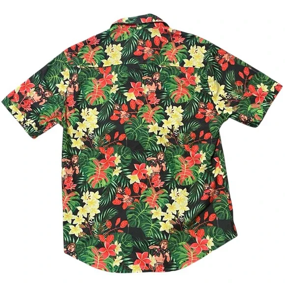 RSVLTS The Goonies Chunk Truffle Shuffle Kunuflex Mens Size Large Tropical Shirt - Picture 5 of 5